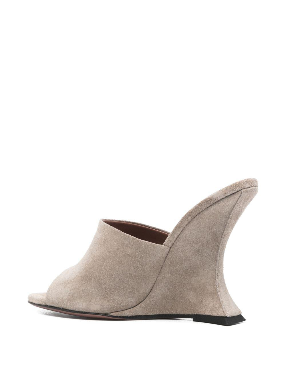 Mules nina in grigio taupe Paris texas - donna 