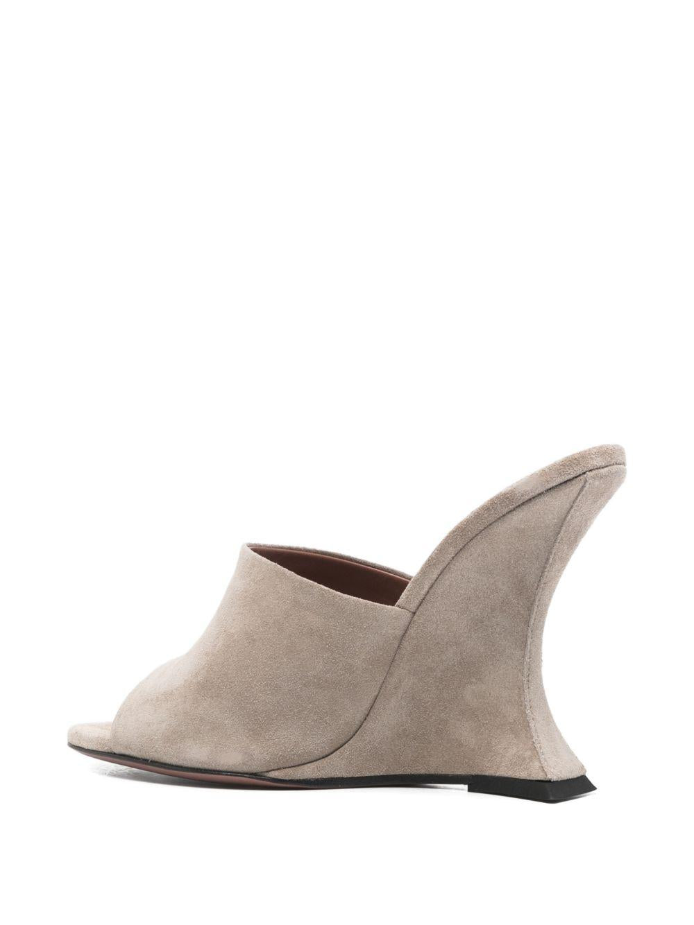 Mules nina in grigio taupe Paris texas - donna 
