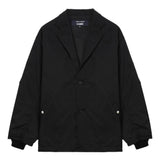 Giacca monopetto con motivo gessato  in nero Comme des garcons homme - uomo 