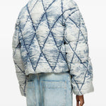 Giacca imbottita denim w-histel in celeste Diesel - donna 