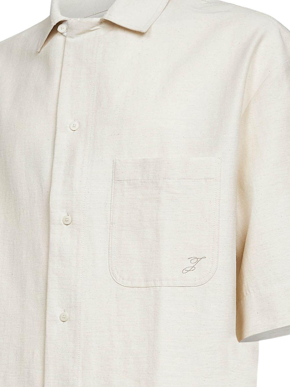 Camicia Paysan in bianco Jacquemus - uomo 