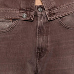 Jeans con effetto schiarito in marrone Our legacy - uomo 