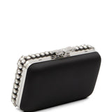 Clutch con decorazione in nero Self-Portrait - donna 