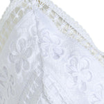 Top Melie con scollo a V e ricamo floreale in bianco Charo ruiz ibiza 1989 - donna 