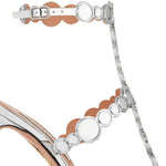 Sandali afterglow in argento Aquazzura - donna 