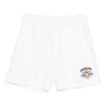 Shorts con monogramma in bianco Casablanca - uomo 