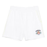 Shorts con monogramma in bianco Casablanca - uomo 