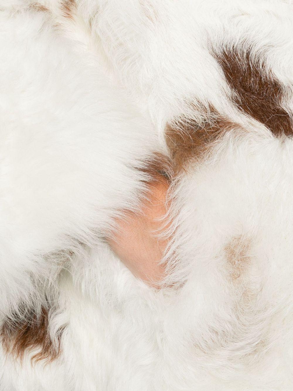 Giacca in shearling hypnotic spot color crema Zimmermann - donna 