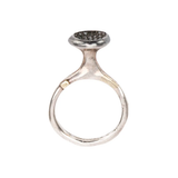 Anello Ato con diamanti grigi Rosamaria - donna 