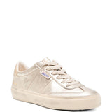 Sneakers soul star effetto metallizzato in oro Golden goose - donna 