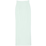 Gonna lunga con spacco in turchese Costarellos - donna 