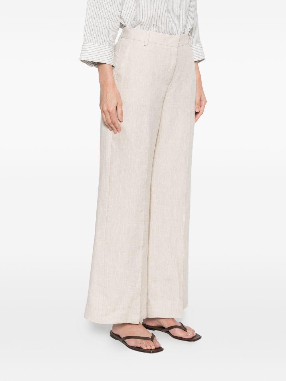 PANTALONI PALAZZO MALIZIA IN AVORIO MAXMARA WEEKEND - donna 