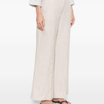 PANTALONI PALAZZO MALIZIA IN AVORIO MAXMARA WEEKEND - donna 