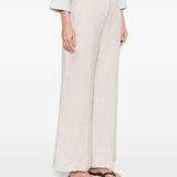 PANTALONI PALAZZO MALIZIA IN AVORIO MAXMARA WEEKEND - donna 