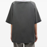 T-shirt con stampa in grigio Ganni - donna 