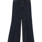 Jeans dritti con 5 tasche in blu Self-portrait - donna 