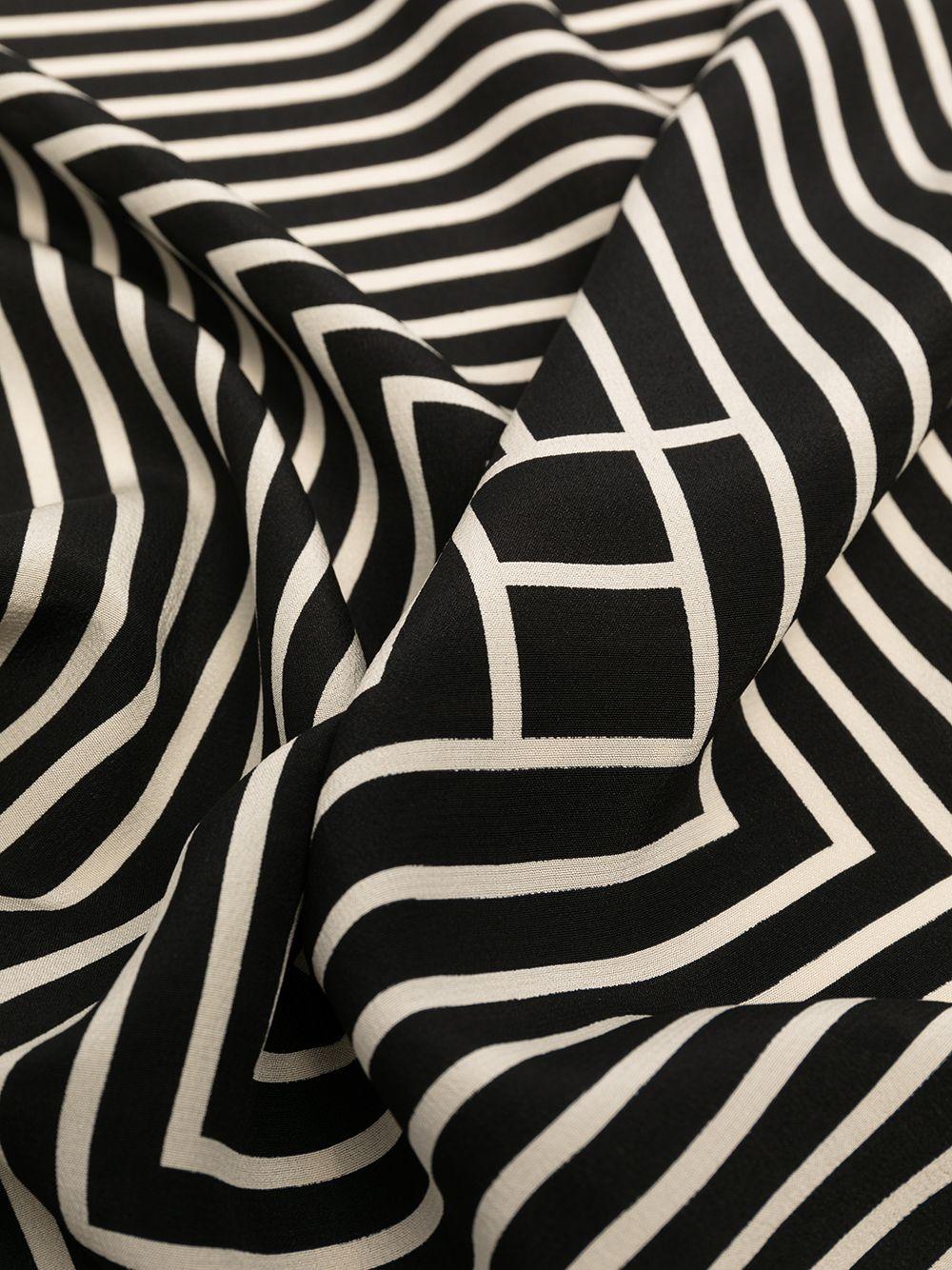 Foulard con stampa in nero toteme - donna 