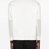 T-shirt a maniche lunghe con tasca in bianco And wander - uomo 