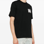 T-shirt a maniche corte con logo  in nero 