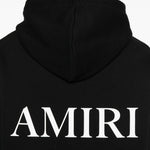 Felpa con cappuccio e ricamo con logo in nero 