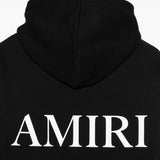 Felpa con cappuccio e ricamo con logo in nero 