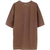 T-shirt con logo in marrone carhartt wip - uomo 