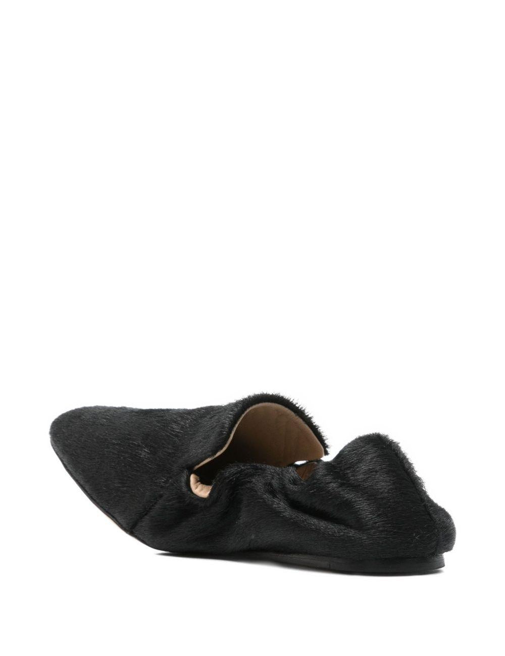 Mocassini con bordi in in nero pellicciaLe monde beryl - donna 