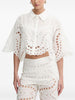 Camicia Storm in pizzo sangallo in bianco Charo ruiz ibiza 1989 - donna