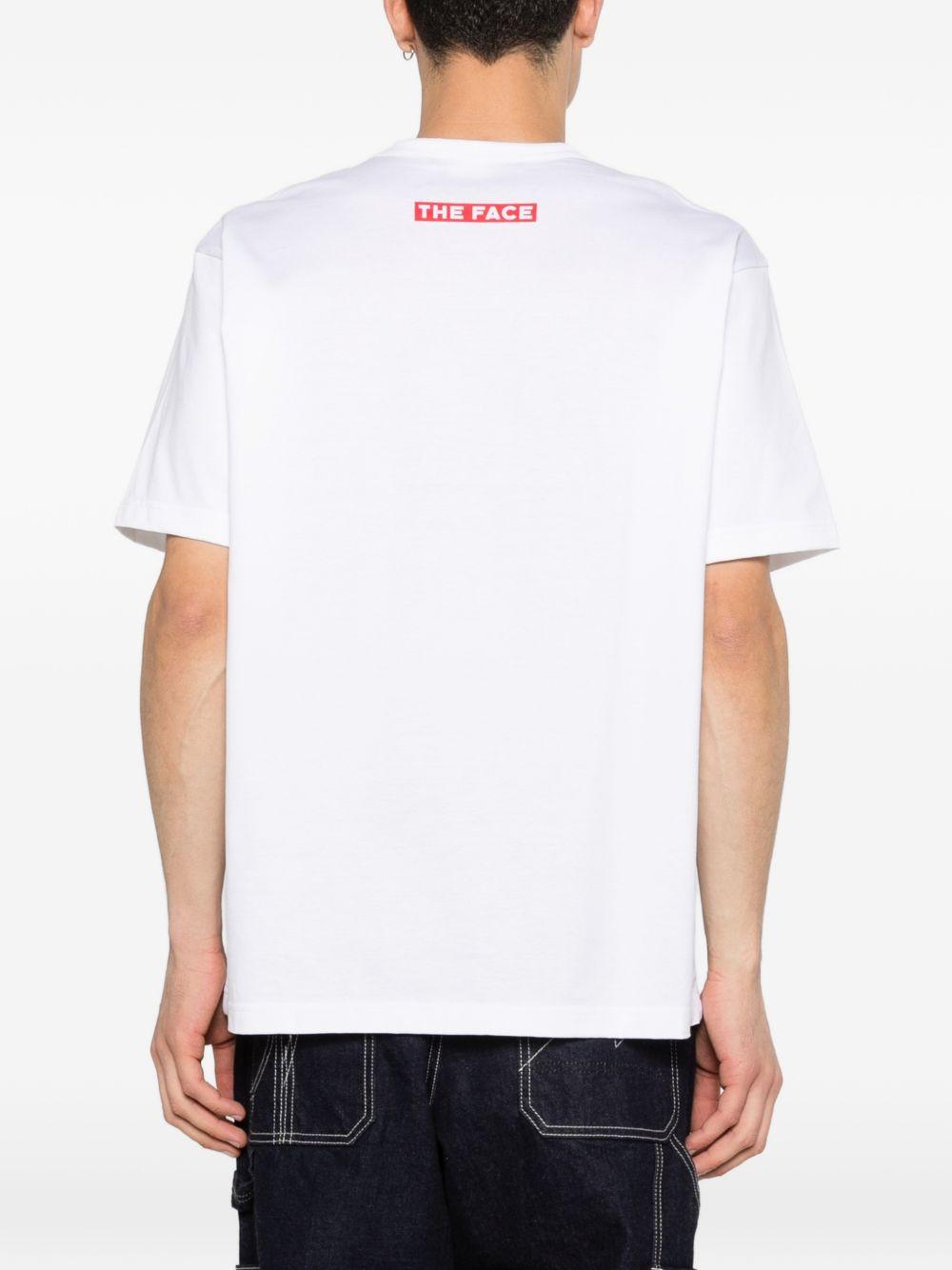 T-shirt con stampa in bianco Junya watanabe - uomo 