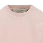 T-shirt con applicazione in beige Golden goose - donna 