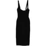 Abito midi in nero The attico - donna 