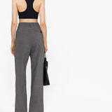 Reggiseno sportivo con logo in nero Jil Sander - donna 
