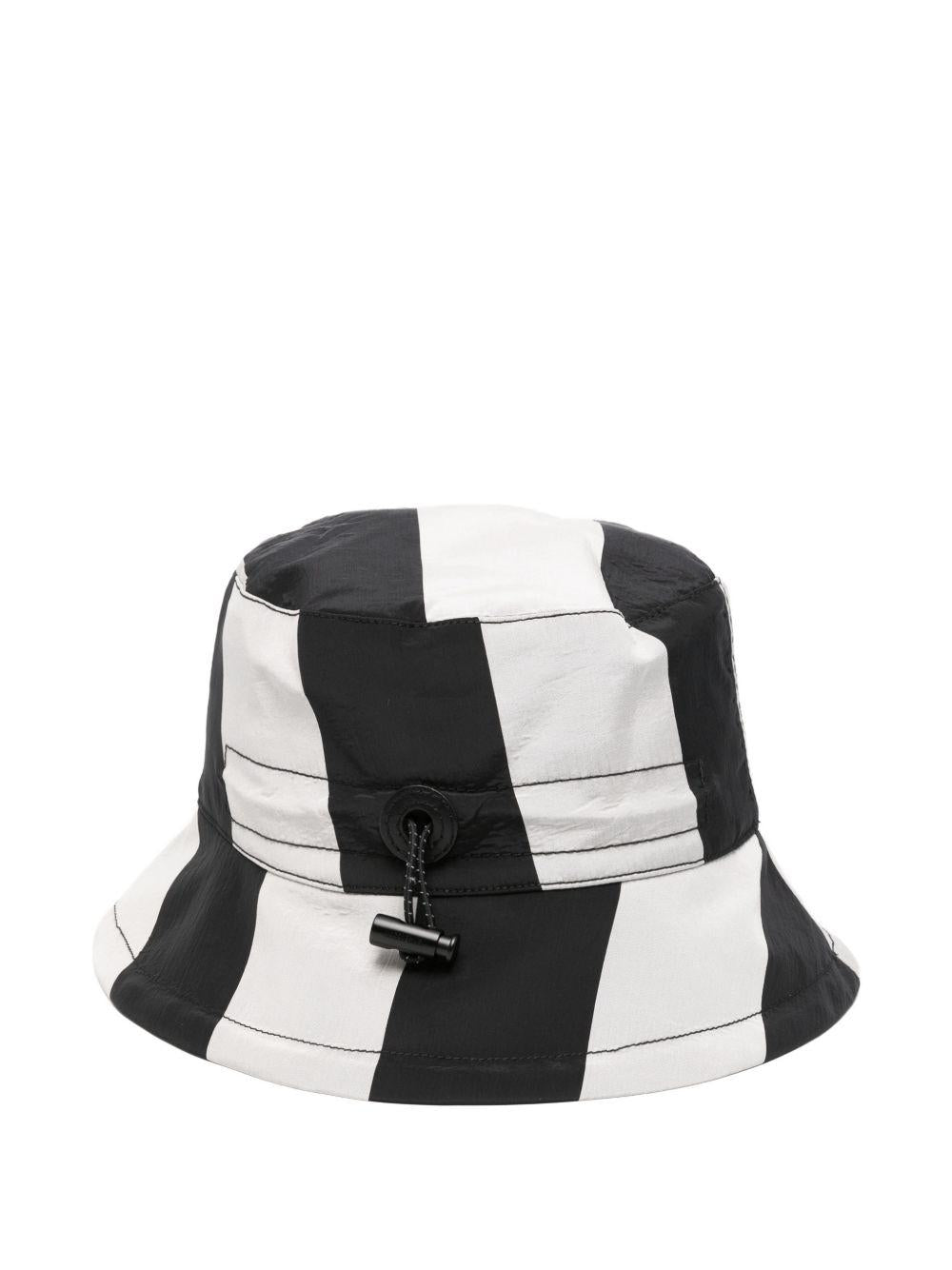 Cappello bucket le bob baluchon in bianco e nero Jacquemus - unisex 