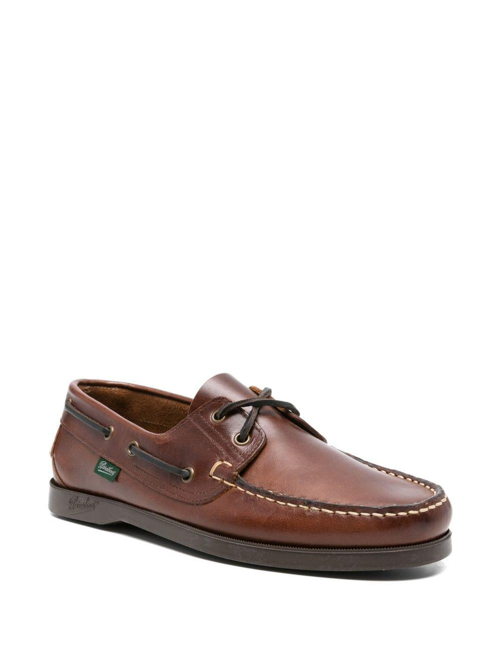 Mocassini in pelle in marrone Paraboot - uomo 