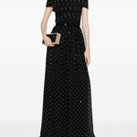 Abito lundo a pois in nero Elie Saab - donna 