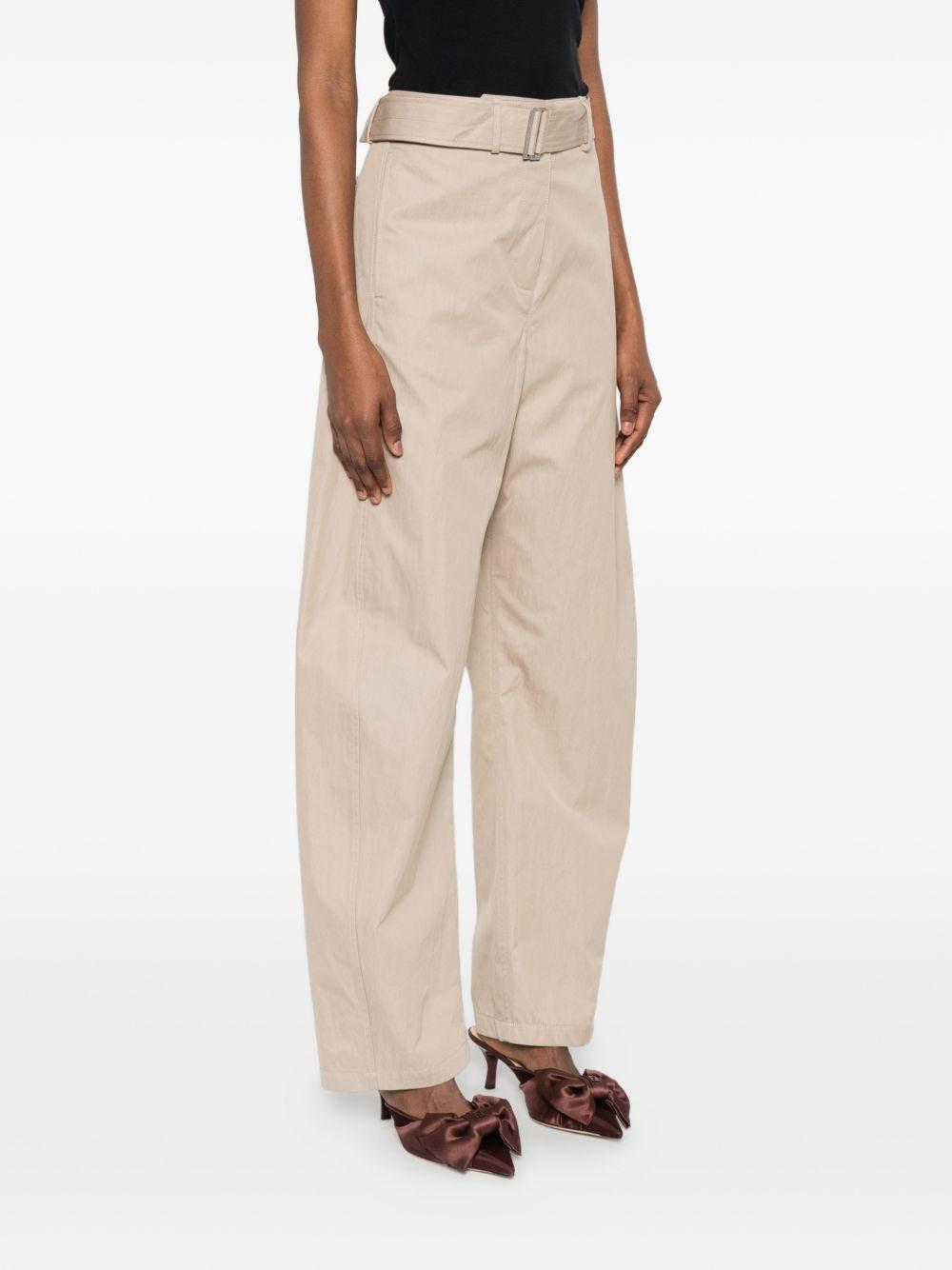 Pantaloni con cintura in beige Magda butrym - donna 
