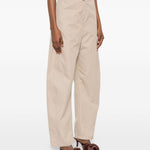 Pantaloni con cintura in beige Magda butrym - donna 