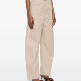 Pantaloni con cintura in beige Magda butrym - donna 