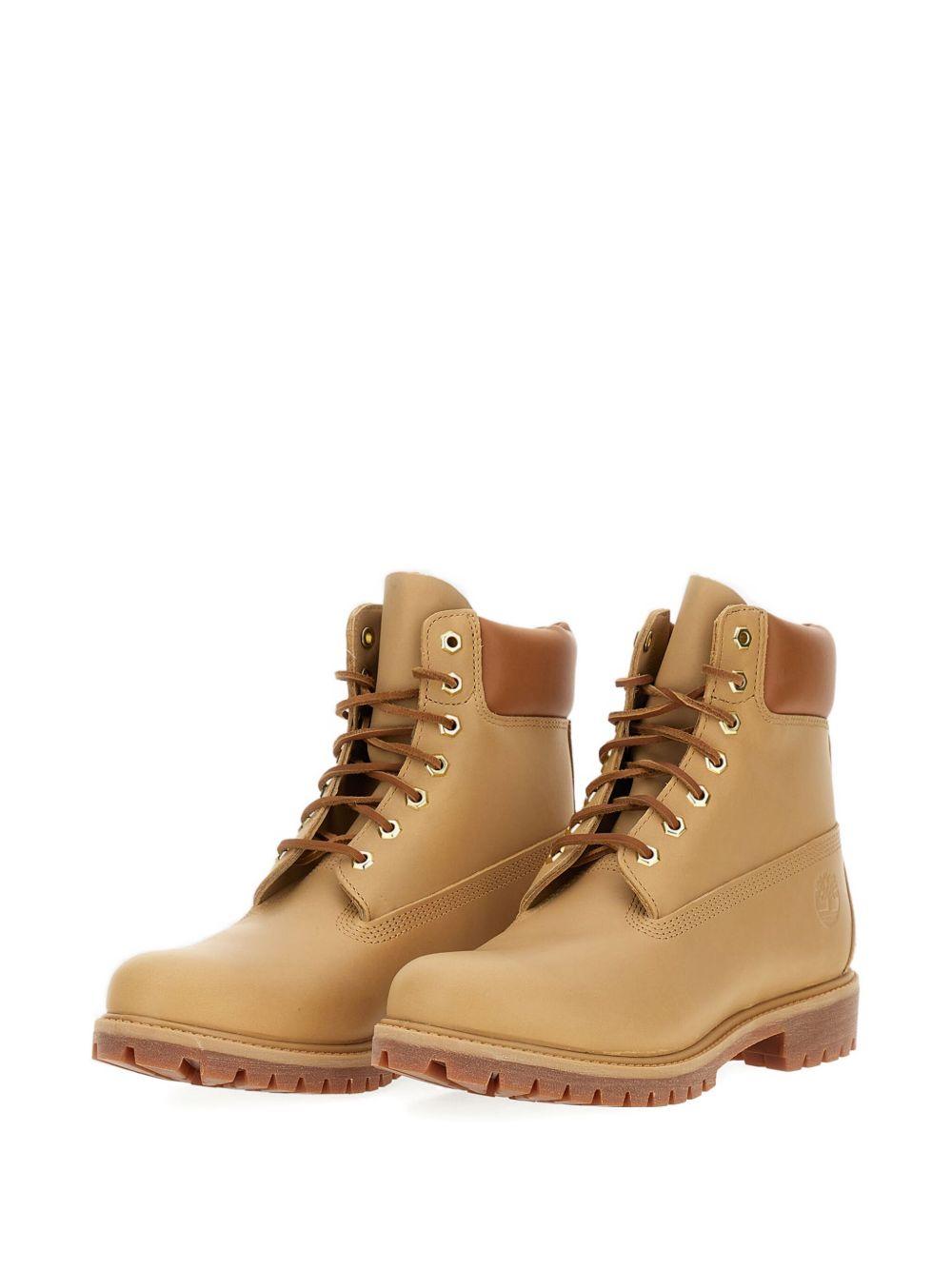 Stivali in pelle in beige Timberland - uomo 