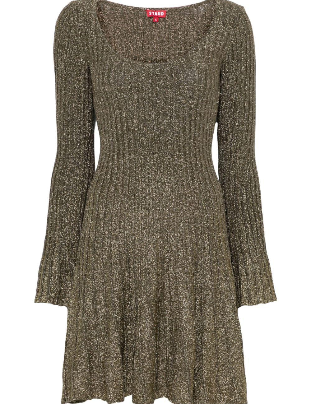 Abito in maglia raquel in marrone Staud - donna 