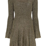 Abito in maglia raquel in marrone Staud - donna 