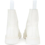 Stivaletti alti con lacci in bianco MM6 x Dr. Martens - donna 