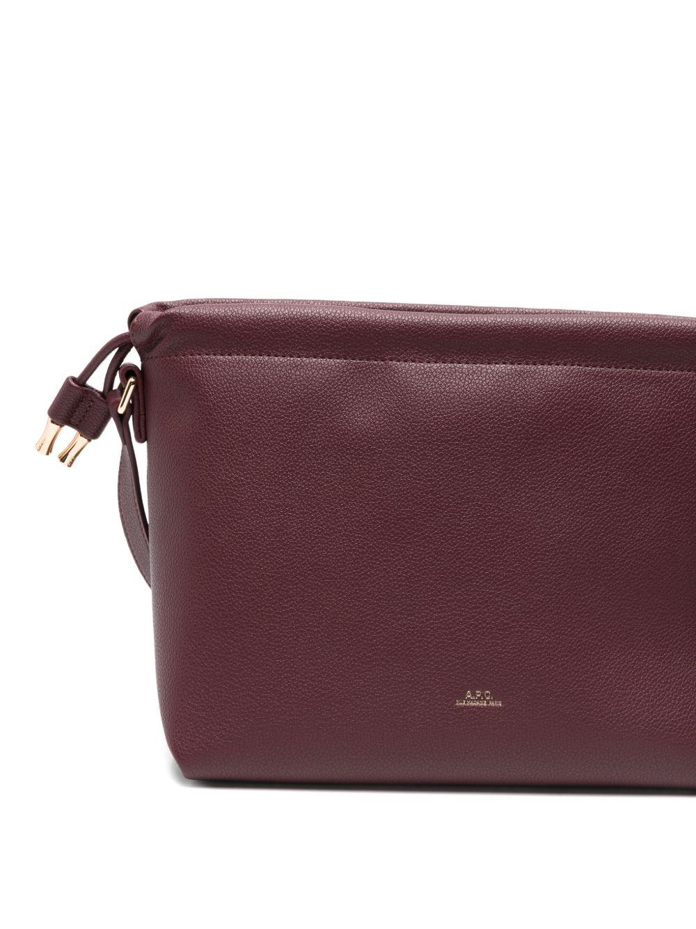 Borsa a tracolla Ninon in bordeaux A.P.C. - donna 