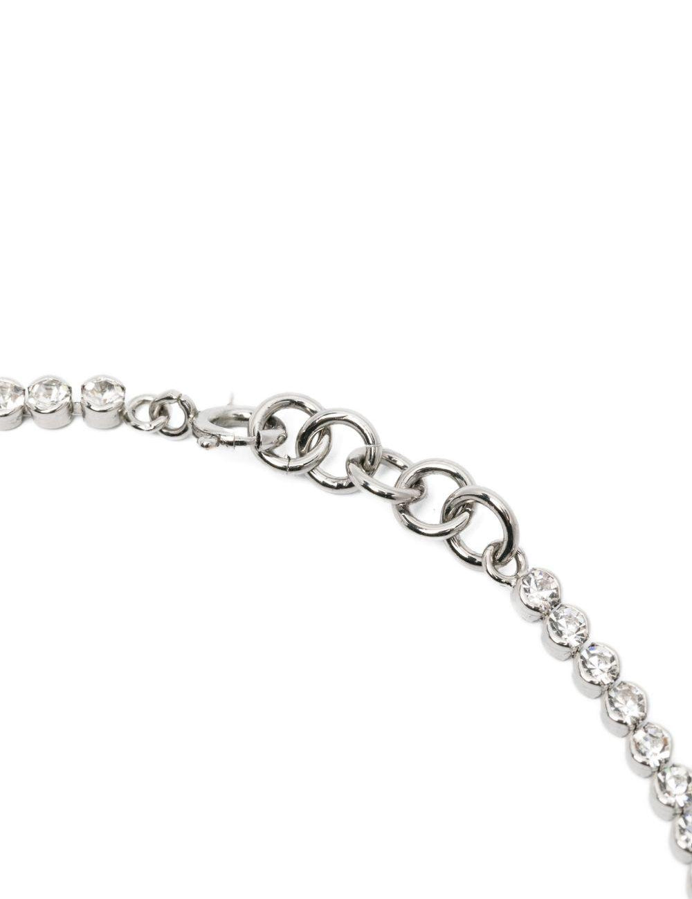 Collana con cristalli in argento Dries van noten - donna 