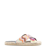 Ciabatte con motivo a zigzag multicolore Missoni - donna 
