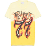 T-shirt con stampa in giallo The attico - donna 