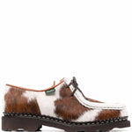 Derby allacciate in cavallino michael in marrone e bianco Paraboot - donna 