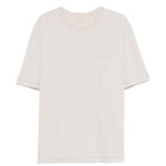 T-shirt a maniche corte in bianco Lemaire - uomo 