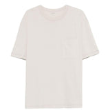T-shirt a maniche corte in bianco Lemaire - uomo 