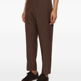 pantaloni diky in marrone grayed - uomo 